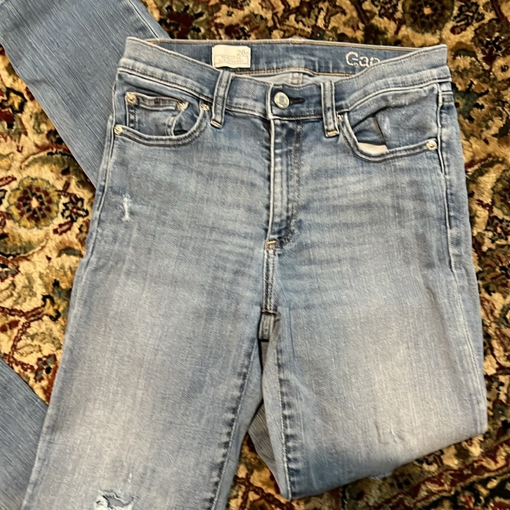 Gap Resolution Slim Straight Skinny Jeans Size 26